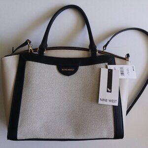 NWT Nine West Josie Jet Set Satchel